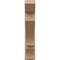 Ekena Millwork 7 1/2-in W x 36-in D x 36-in H Balboa Slat Rough Cedar Woodgrain TimberThane Outlooker, Primed Tan OUTUR075X36X36BOA24RCPR - alternate 3